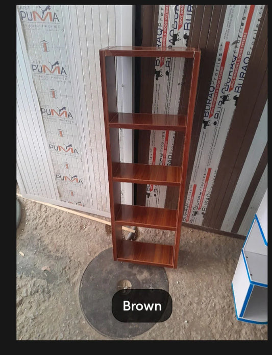 4 Tier Multipurpose Wooden Bookshelf – Espresso