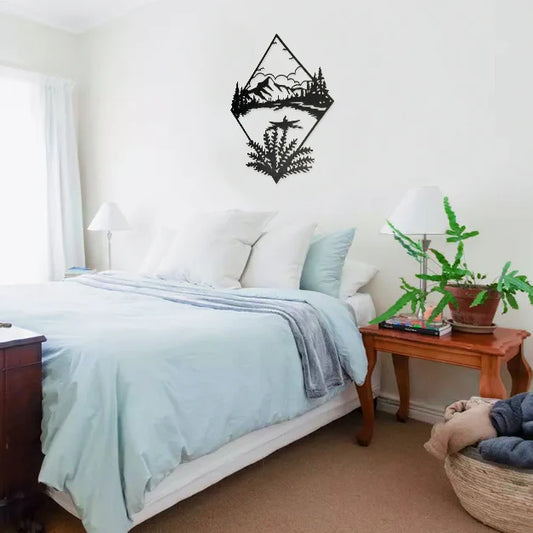 Wooden Landscape Wall Art