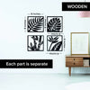 Wooden Leaf Wall Art – Set of 4
