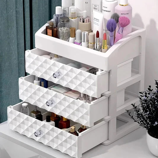 Diamond Shape Cosmetic & Jewelry Organizer
