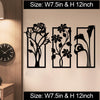3 Piece Wooden Floral Wall Art