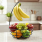 Metal Fruit Basket with Banana Hanger
